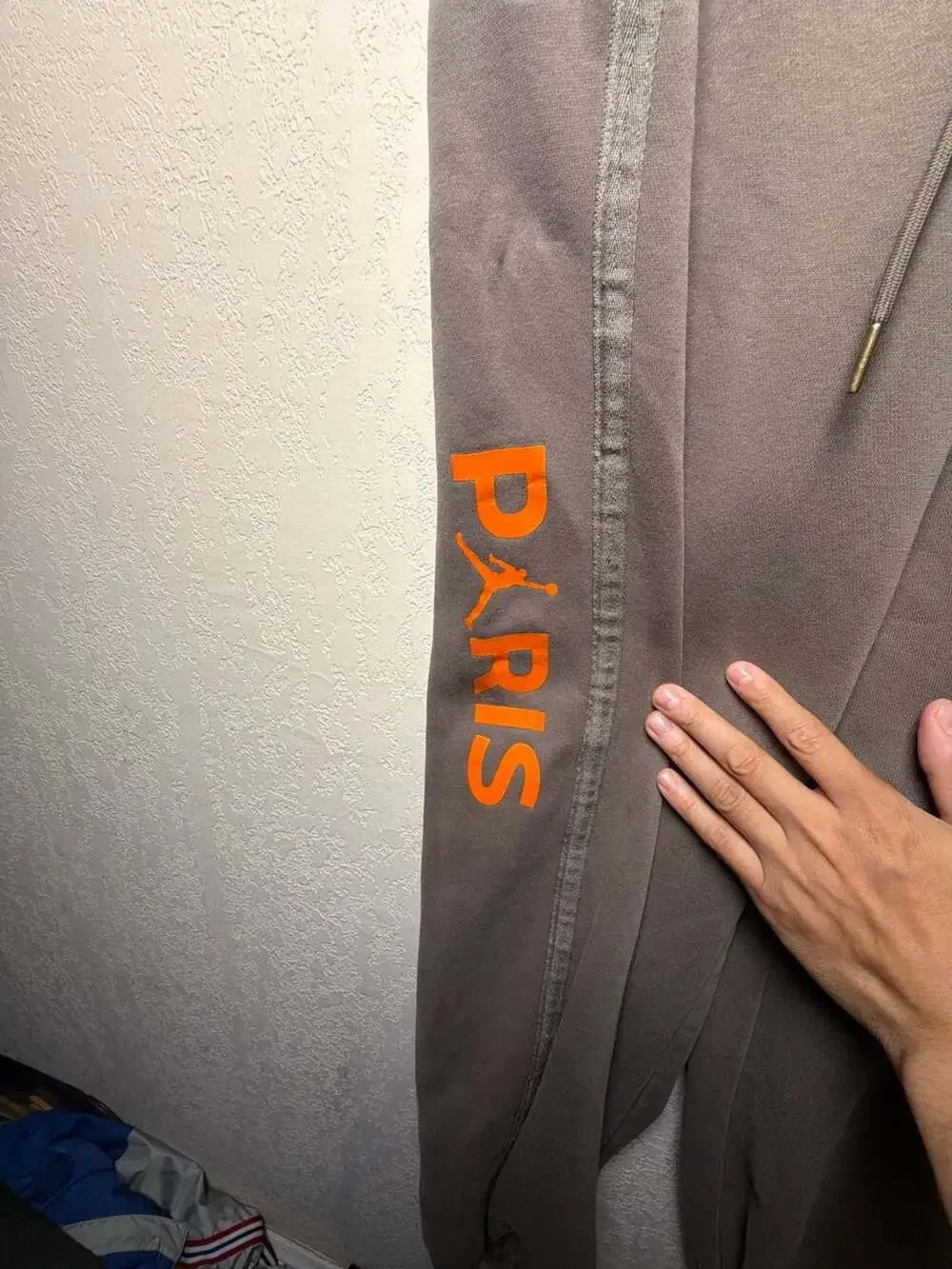 Jordan x PSG Fleece Sweatpants in Taupe Haze Small DZ2949-274‎